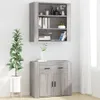 vidaXL Nástěnná skříňka Grey Sonoma 80x33x80 cm Dřevěný Náhled obrázku produktu 7