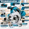Scie Circulaire Portative Sans Fil 21V 2000W Brushless, Voir les images du produit 3