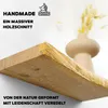 tømmermann - Wandregal mit Baumkante - massives Produktbild-Vorschau 2