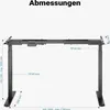 Wiltec Höhenverstellbarer Schreibtisch zweimotorig, Produktbild-Vorschau 7