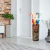 Stojan na deštníky Rebecca Mobili, kulatý, plátěný, hnědý a Náhled obrázku produktu 2