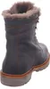 A single brown leather boot with fur lining is shown from the back. Anteprima dell’immagine prodotto