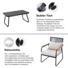 HOMAVO Gartenlounge-Set,4-Sitzer Rattansofa,dicke Produktbild-Vorschau 7
