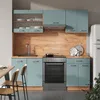 Küchenzeile Vicco R-Line Blau-Grau/Goldkraft Eiche 200 cm Produktbild-Vorschau 4