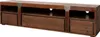 MASSIVMOEBEL24 TV-Board Mango 220x48x55 braun lackiert Produktbild-Vorschau 3