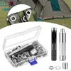 100 Stück Ösen Rundösen 12-20mm Set mit Ösenzange für Produktbild-Vorschau 5