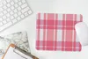 MuchoWow® Mauspad Mousepad Kariert - Rosa - Muster 23x19 cm Produktbild-Vorschau 5