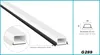 HEXIM Fenstersprossen weiß 1 & 2 Meter - selbstklebende Produktbild-Vorschau 1