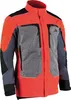 PSS X-treme Vectran Forstjacke Herren (Neonrot/Grau) Größe Produktbild-Vorschau 1