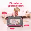Puppenreisebett mit Tasche und Bettwäsche – faltbares Produktbild-Vorschau 5