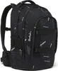 A black backpack with a geometric pattern. Voir les images du produit