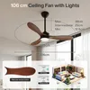 Ventilateur de plafond moderne Tribesigns 106 cm avec Voir les images du produit 10