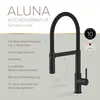 Lenz ALUNA Küchenarmatur Schwarz-Matt, flexible Produktbild-Vorschau 3