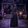 Animatronischer Geisterdoktor 190 cm, Halloween-Deko mit LED-Augen Produktbild-Vorschau