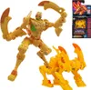 A yellow Transformers action figure in robot and beast modes, with packaging in the background. Anteprima dell’immagine prodotto