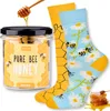 Lustige Damen-Baumwollsocken Gr. 35–40 HONIG von SOXO – Produktbild-Vorschau 1