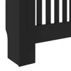 vidaXL Obudowa grzejnika z płyty MDF czarna 78 cm Podgląd zdjęcia produktu 7