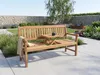 2-Sitzer Gartenbank mit klappbarem Tisch aus Akazienholz, Produktbild-Vorschau 7