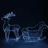 LED Sob se saněmi - 150cm, 312LED, IP44, studená bílá Náhled obrázku produktu 3