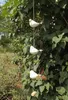 Windspiel mit 3 Möwen aus Holz mit Feder Propellern Garten Produktbild-Vorschau 4