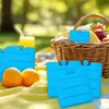 Mini Kühlakkus 6er Set blau - je 8 x 7 cm - Kleine Kühl Produktbild-Vorschau 6