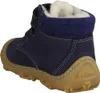 A single blue children's boot is shown from the side and back. Produktbild-Vorschau