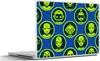 MuchoWow® Laptop Aufkleber Sticker Cover Muster - Roboter - Produktbild-Vorschau 1