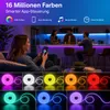 RGBIC Neon LED Strip 5m, LED-strip met siliconen, Productafbeelding-voorbeeld 3