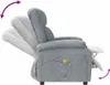 vidaXL Massagesessel Hellgrau Stoff Produktbild-Vorschau 6