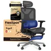 FLEXISPOT ErgoX Ergonomiczne krzesło biurowe z podnóżkiem, Podgląd zdjęcia produktu 1