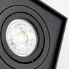 Plafonnier encastré PALLAD 1 MINI BLACK Plafonnier carré Voir les images du produit 9
