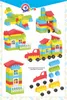 GRANDE SET DI COSTRUZIONI IN PLASTICA con 64 elementi 0496 Anteprima dell’immagine prodotto 4