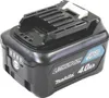 A black Makita battery pack with blue accents and white text, shown from a diagonal front-left angle on a white background. Náhľad obrázku produktu
