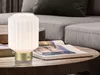 LED stolová lampa - H 19 cm - Mosadz - Biela - Sklo - Kov - Náhľad obrázku produktu 7