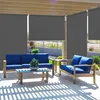 Jopassy 2 Stücke Senkrechtmarkise Anthrazit 140 x 240cm Produktbild-Vorschau 7