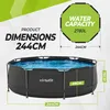 VirtuFit Rundschwimmbecken – 244 cm – inklusive Filterpumpe Produktbild-Vorschau 10