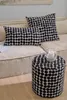 H.O.C.K. Magic Dots Hocker Pouf Ø45x45cm schwarz beige Produktbild-Vorschau 2