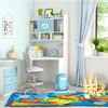 Relaxdays Kinderteppich Hüpfkästchen, Spielteppich mit Produktbild-Vorschau 2