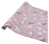 Clayre & Eef Geschenkpapier 3 Rollen 50x75 cm Rosa Papier Produktbild-Vorschau 1