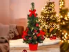 LED Weihnachtsbaum künstlicher Tannenbaum 45 cm, Farbe:Rot Produktbild-Vorschau 1