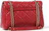 Elegante Rote Damentasche: Schultergurt, Kontrastdetails, Produktbild-Vorschau 12