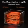 forno per pizza a 2 livelli 3000W con pietra in cordierite Anteprima dell’immagine prodotto 10