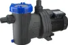 A black and blue swimming pool pump is shown against a white background. Produktbild-Vorschau
