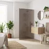 Duschwand Rea Flexi Brown / Chrome 140 Produktbild-Vorschau 4