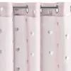 EUROFIRANY | Vorhang - Gardine -140 x 250 cm - hellrosa mit Produktbild-Vorschau 4