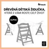 Hauck Alpha+ Tradycyjne krzesełko do karmienia Twarde Podgląd zdjęcia produktu 3