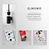 ELMOWO - Edelstahl Klobürste ohne Bohren in schwarz - Produktbild-Vorschau 3