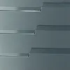 A close-up abstract view of a textured surface with horizontal lines and angled indentations. Produktbild-Vorschau