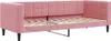 vidaXL Rozkładana leżanka z szufladami różowa 80x200 cm Podgląd zdjęcia produktu 6
