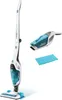 A cordless stick vacuum cleaner with a detachable handheld unit and a cleaning cloth, displayed against a white background. Anteprima dell’immagine prodotto